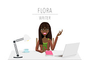 Writer / Blogger Portrait Creator, a Person Illustration by Lauren Lesley Studio (Thumbnail 8 of 33)
