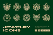 Glyph Jewelry Icons, a Solid Icon by Creative Stall (Thumbnail 1 of 9)