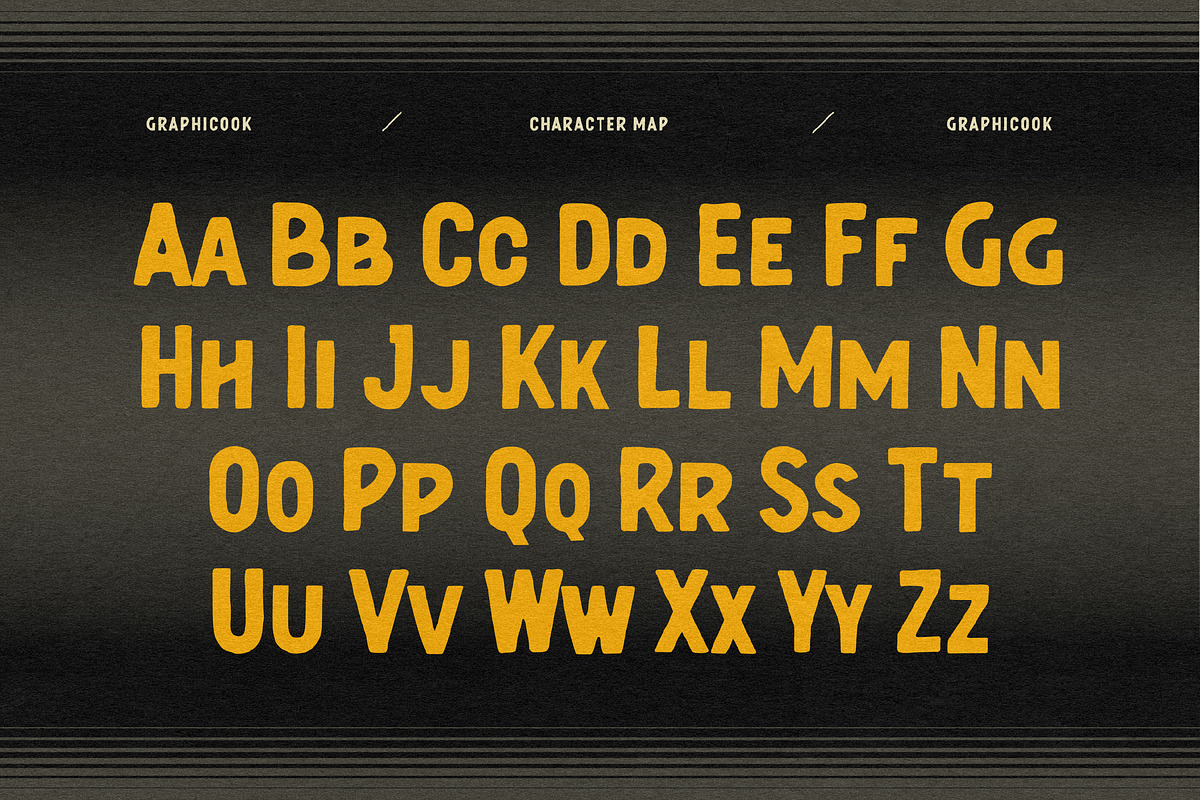 Rushnore, a Handwritten Font by graphicook (Photo 3 of 10)