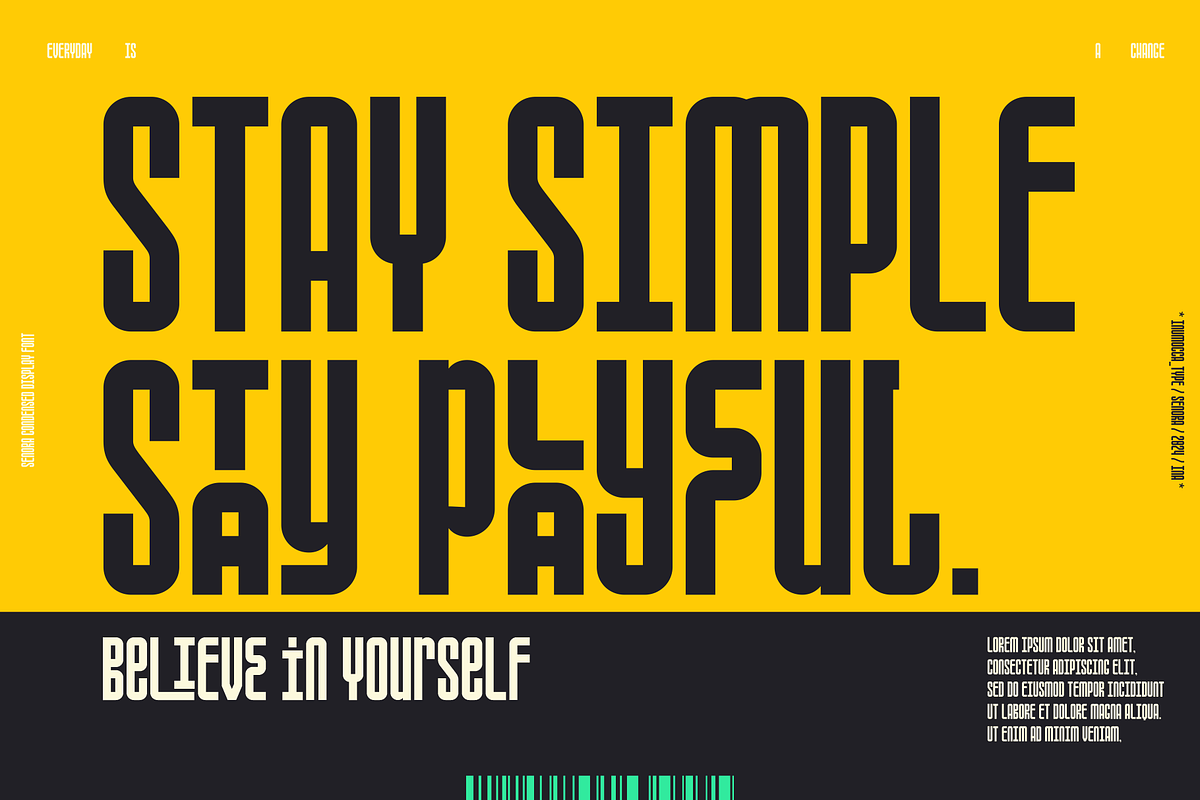Senora Discount 20 Off, a Sans Serif Font by inumocca_type (Photo 6 of 15)