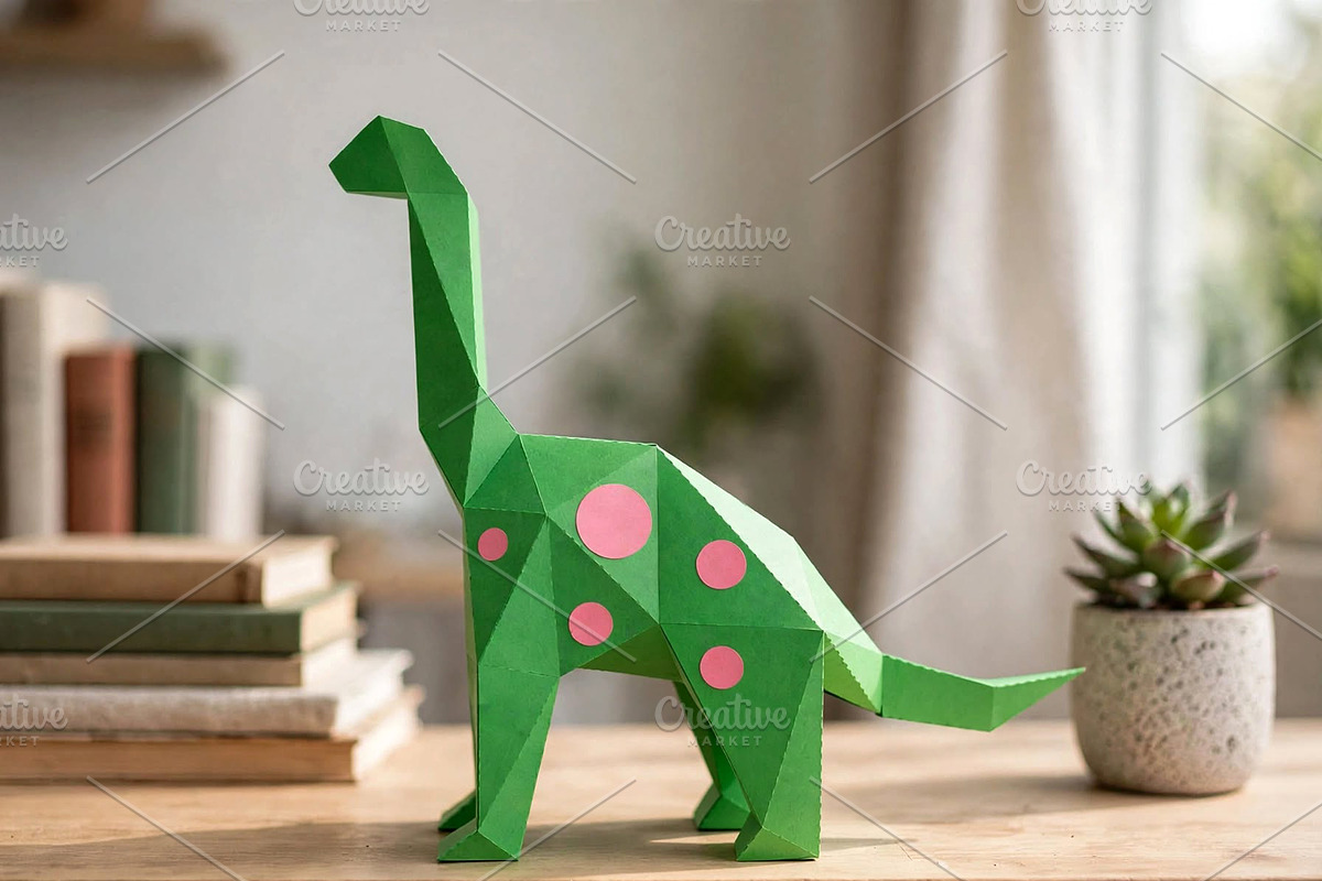 Brontosaurus - 3d papercraft, a Card Template by PAPER amaze (Photo 2 of 3)