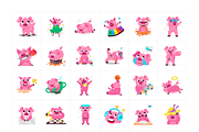Animated Pigs Stickers, an Emoji Icon by Vectors Market (Thumbnail 5 of 7)