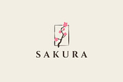 Sakura icon template illustration, a Branding & Logo Template by Dyn Studio (Thumbnail 1 of 2)