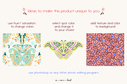 Paisley Moths collection, a Pattern Graphic by Mona Ahmed (Thumbnail 10 of 11)
