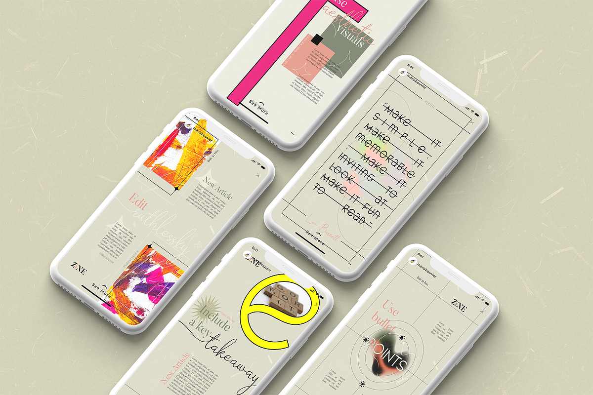 TYPEW(R)IGHTER INSTAGRAM TEMPLATE, a Social Media Template by maaariabouvier (Photo 3 of 9)