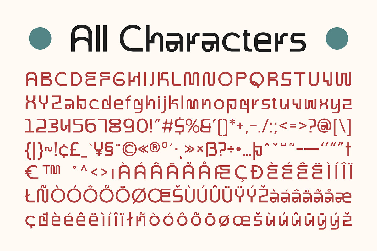 CS Hector – Art Deco Font, a Sans Serif Font by Craft Supply Co. (Photo 8 of 8)