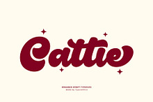 Cattie | Rounded Script Typeface