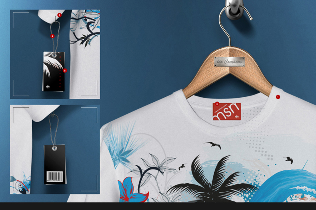 Men's T-shirt On 5 Stages Mock-up, a Hoody Mockup by Mocca Mockups Store (Photo 12 of 69)