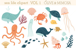 Sea Life Set VOL 1