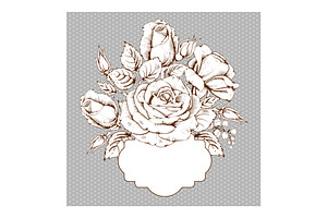 Luxury Rose In Vector