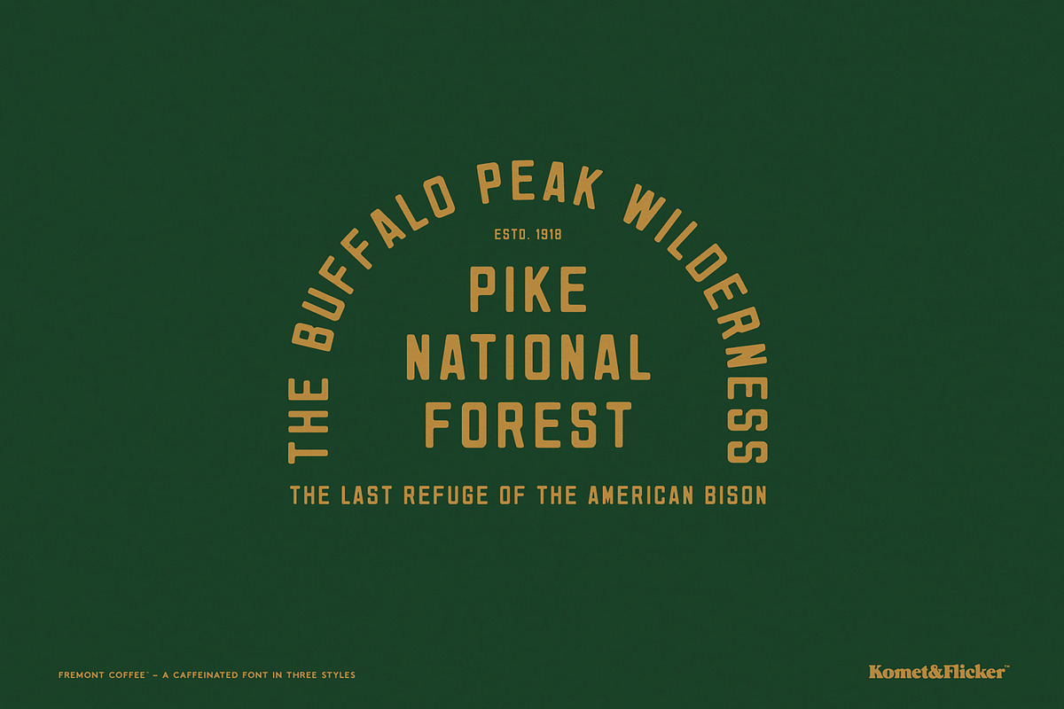 Fremont Coffee - A Caffeinated Font, a Sans Serif Font by Komet & Flicker (Photo 6 of 14)
