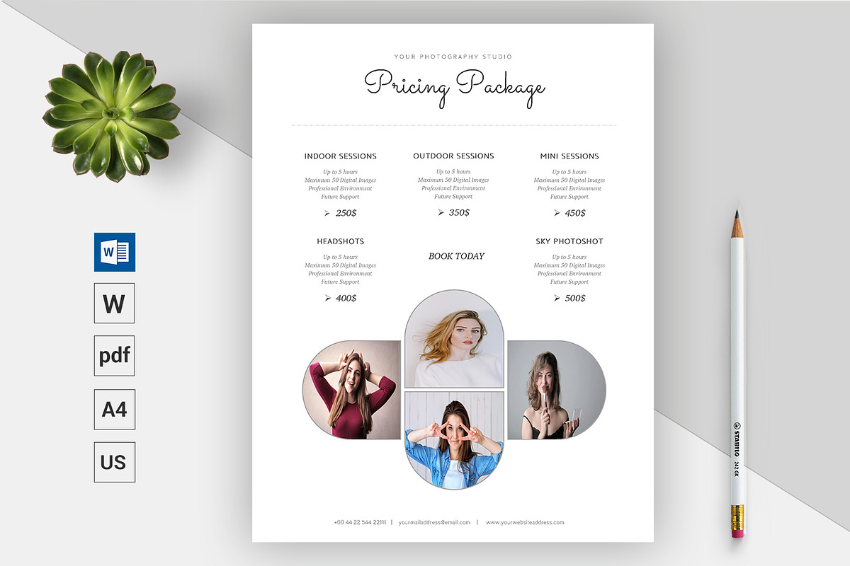 Pricing List, a Flyer Template by ARP Creation (Photo 1 of 4)