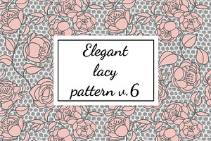 Elegant lacy pattern v.6