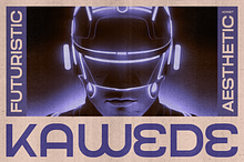 Kawede - Futuristic Aesthetic Fonts