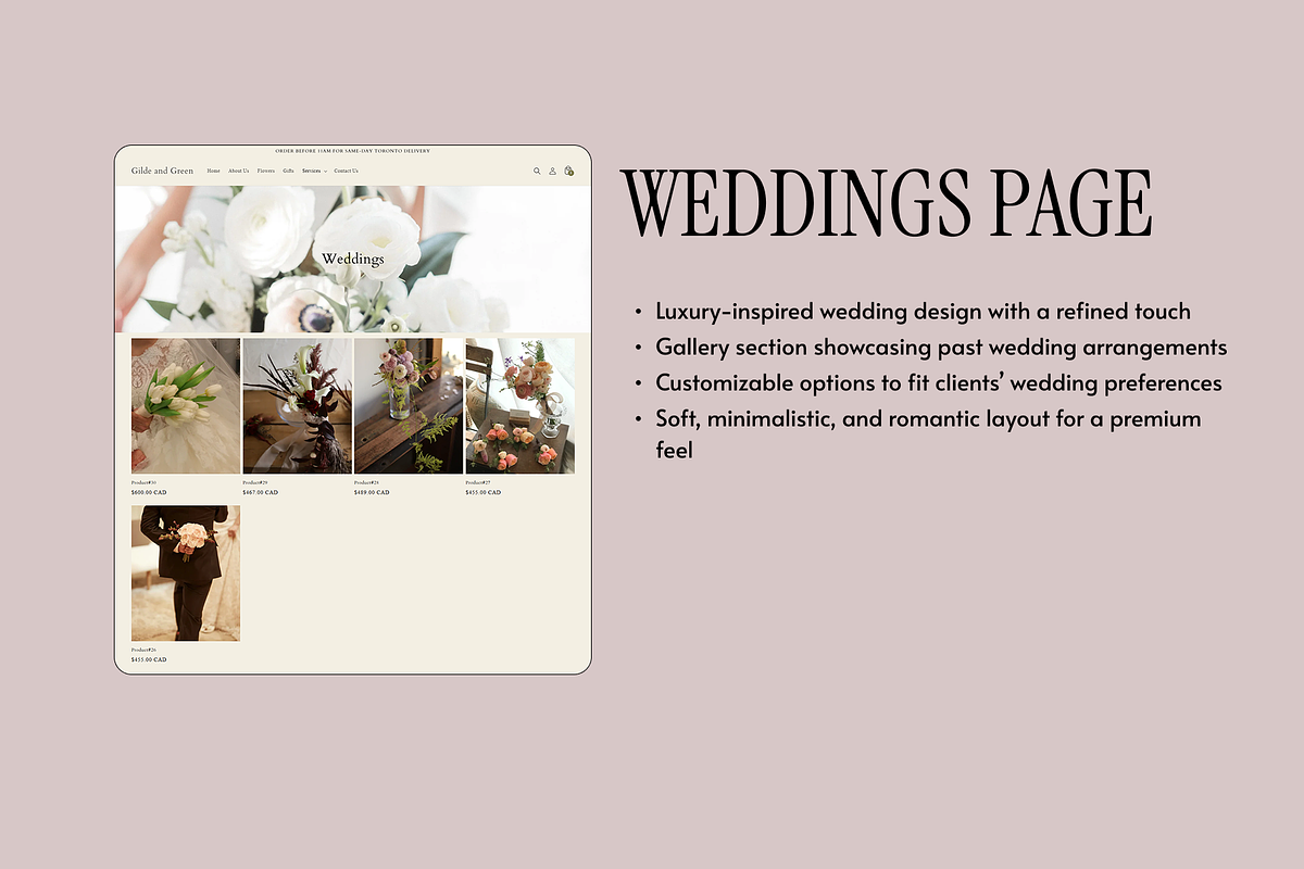 Premium Website Service for Business, a Shopify Template by Menekshev (Photo 7 of 9)