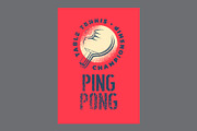 Ping Pong table tennis vector set., a Sport Illustration by PoPaShop (Thumbnail 3 of 10)