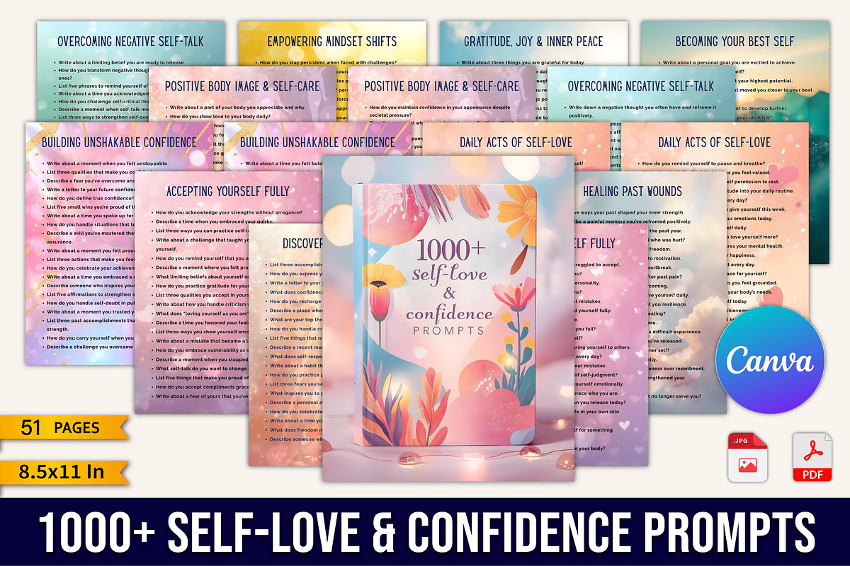 1000+ Self-Love & Confidence Prompts