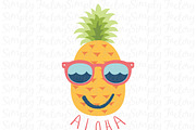 Summer Aloha Pineapple Design, an Illustration by Simply Factory (Thumbnail 2 of 2)