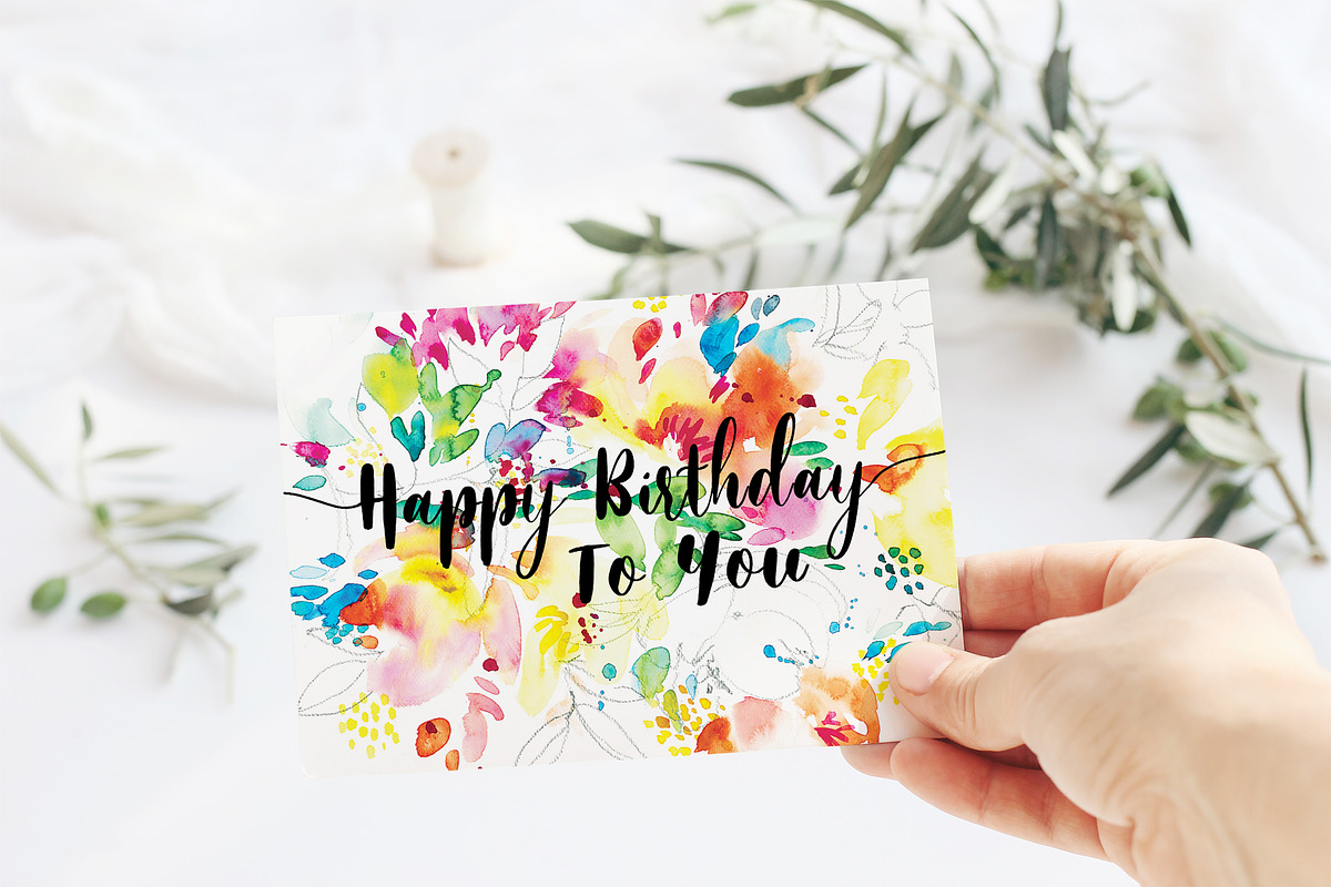 spring and summer birthday card, a Card Template by TurquoiseDesign (Photo 3 of 4)