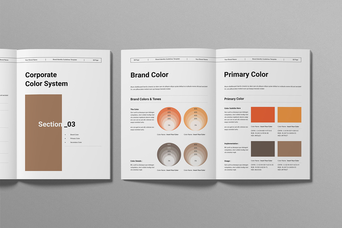 Brand Identity Guidelines Template preview 5