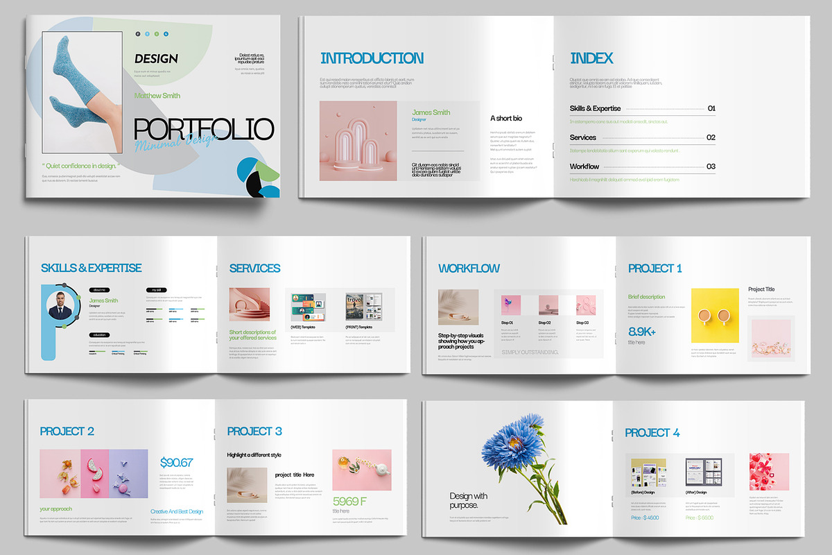 Minimal Portfolio for Designers
