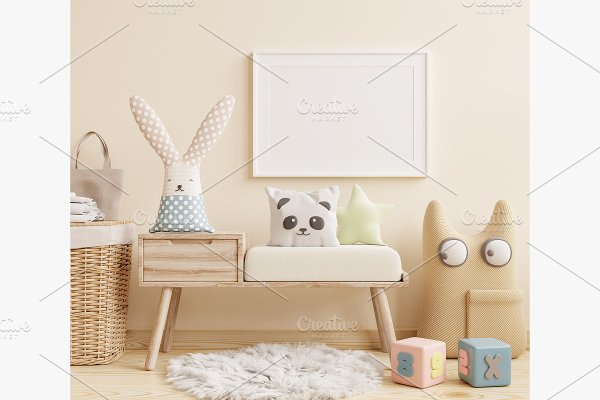 Kids frame mockup 004, a Household Mockup by vanitjan (Photo 2 of 2)