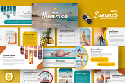 Hello Summer Google Slides Template, a Presentation Template by QR Design Studio (Thumbnail 1 of 3)