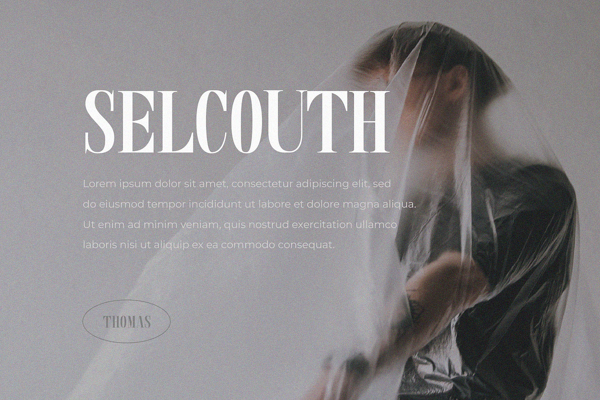 Thomas Elegant Serif Font Typeface, a Serif Font by Perfectype