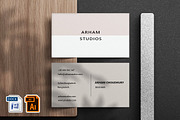 Minimal Business Card - Docx, AI, a Business Card Template by Smashing_Studio (Thumbnail 1 of 2)