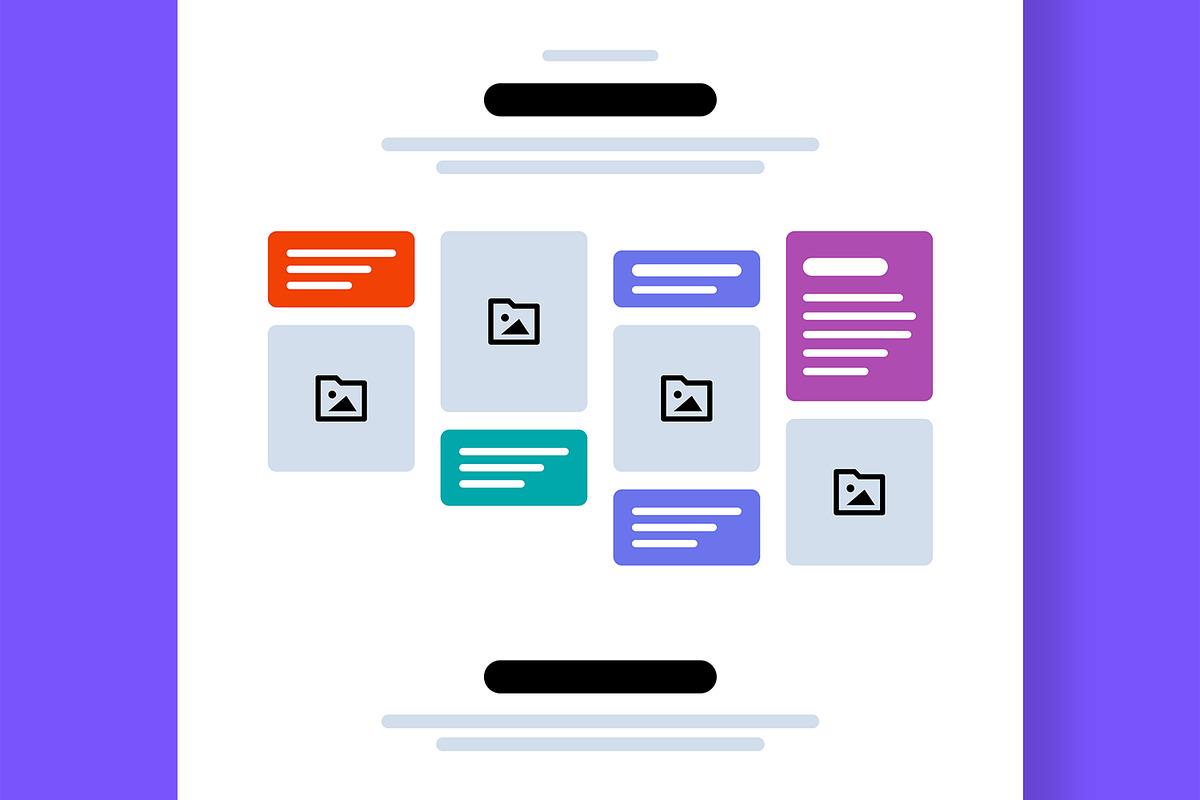 Modern Responsive Website Wireframe, a Wireframe Template by MightyDesign (Photo 5 of 9)
