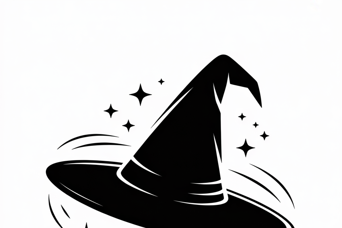 Halloween witch hat designed, an Illustration by Amazin_art (Photo 14 of 21)