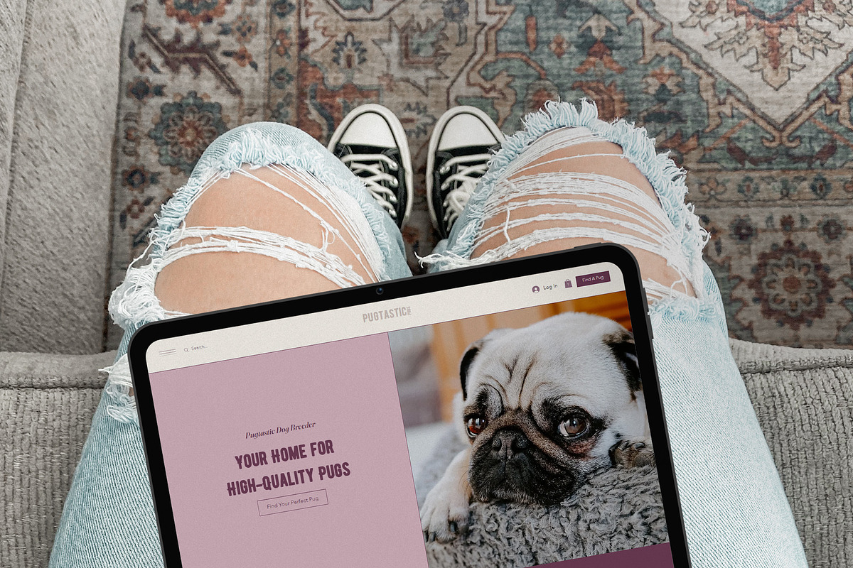 Pugtastic Wix Website Template, a Wix Template by Girl Boss From Home (Photo 6 of 6)