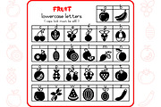 Fruit Alphabet - Dingbat Font, a Symbol Font by WADLEN (Thumbnail 3 of 7)