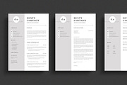 Resume/CV, a Resume Template by CreativeZoom (Thumbnail 3 of 4)