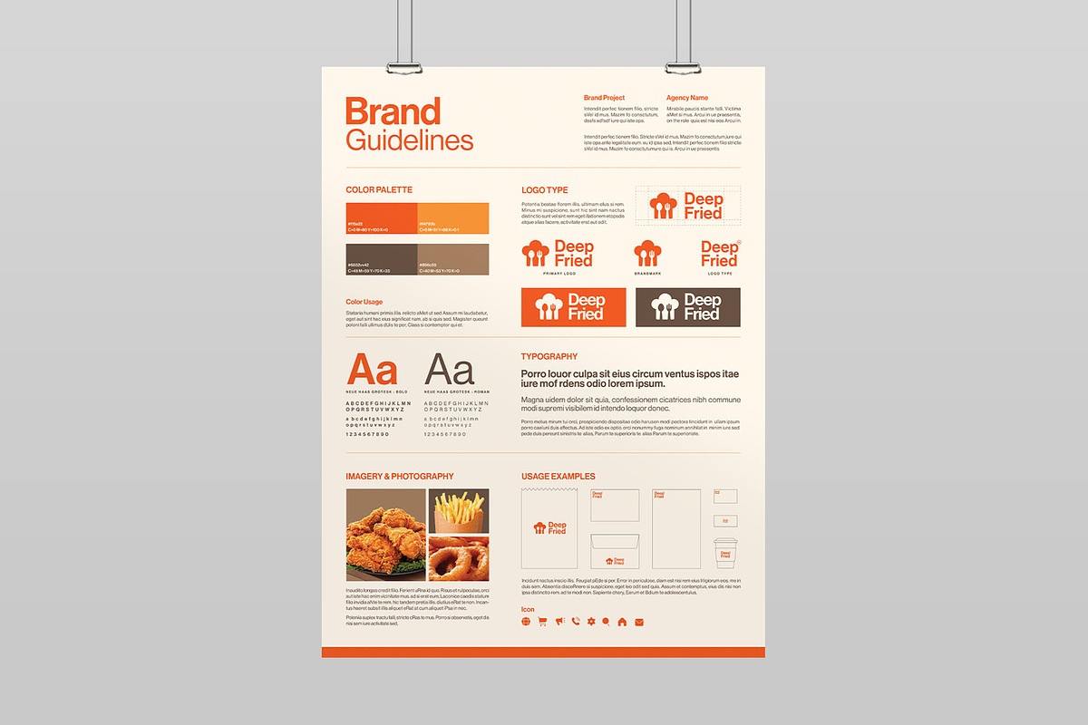 Brand Guidelines Poster Template, a Poster Template by BrandPacks (Photo 2 of 6)