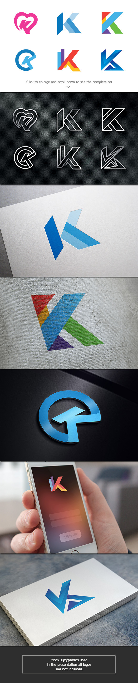 6 Best of Letter K Logos, a Branding & Logo Template by nospacestore