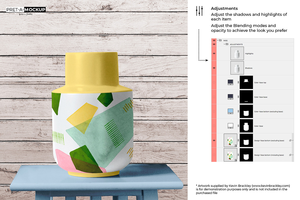 Ceramic Vase, a Household Mockup by Pret-a-Mockup (Photo 8 of 9)