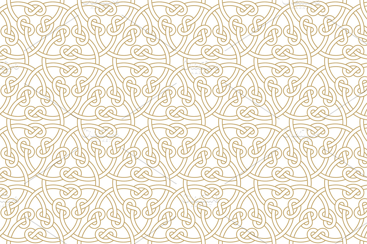 Seamless patterns in celtic style, a Pattern Graphic by RevelStockart (Photo 15 of 15)