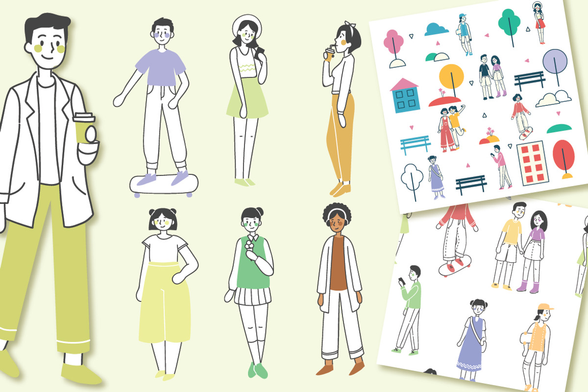 URBAN PEOPLE, a Person Illustration by Virinaflora (Photo 4 of 5)