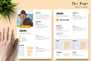 Modern Resume Design / CV - John, a Resume Template by Templates Design Co. (Thumbnail 3 of 17)
