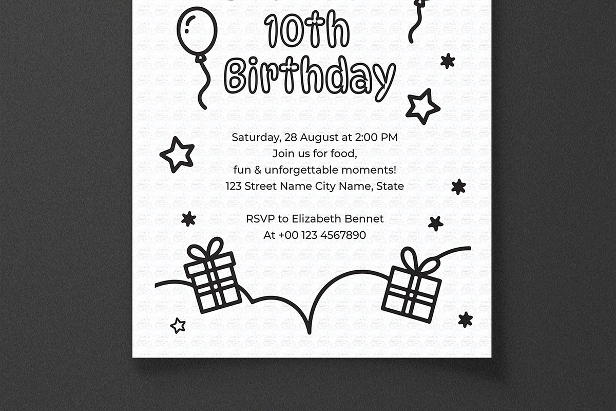 Birthday Celebration Flyer Template, a Flyer Template by MightyDesign (Photo 5 of 8)