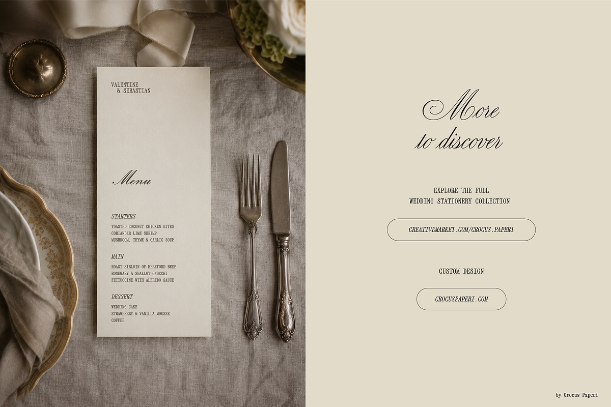 HEIRLOOM WEDDING | 48 templates, an Invitation Template by Crocus Paperi (Photo 19 of 19)