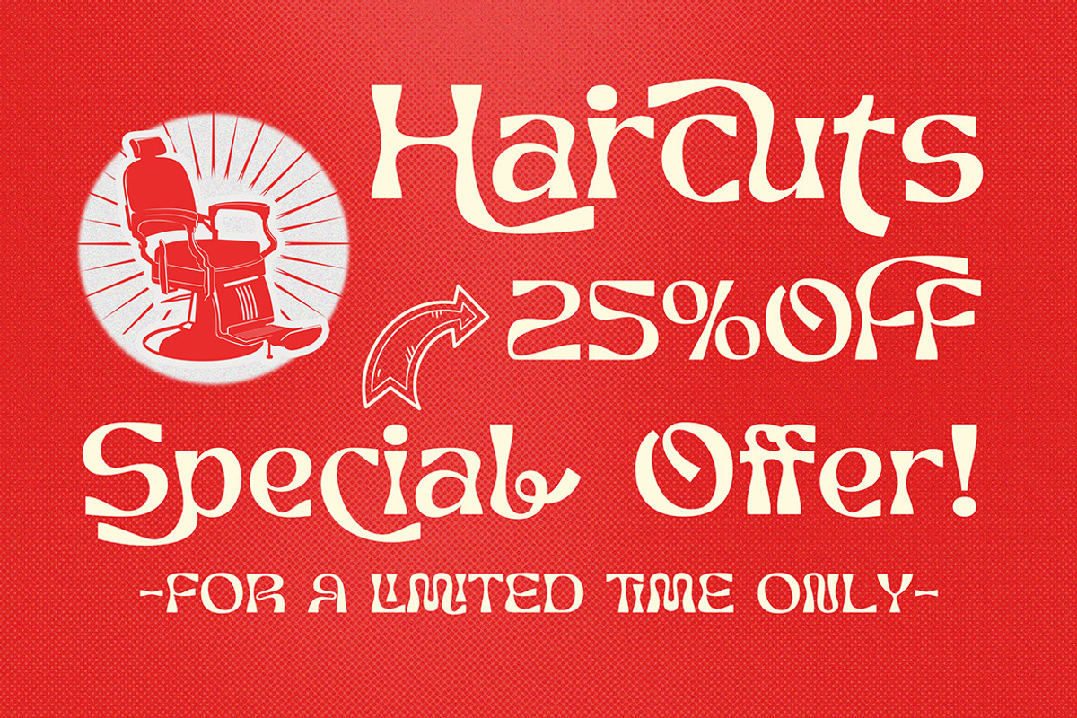 Turbard Modern Serif, a Serif Font by Cruzine (Photo 3 of 9)