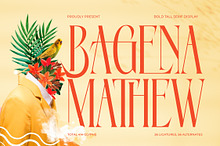 Bagena Mathew Bold Tall Serif