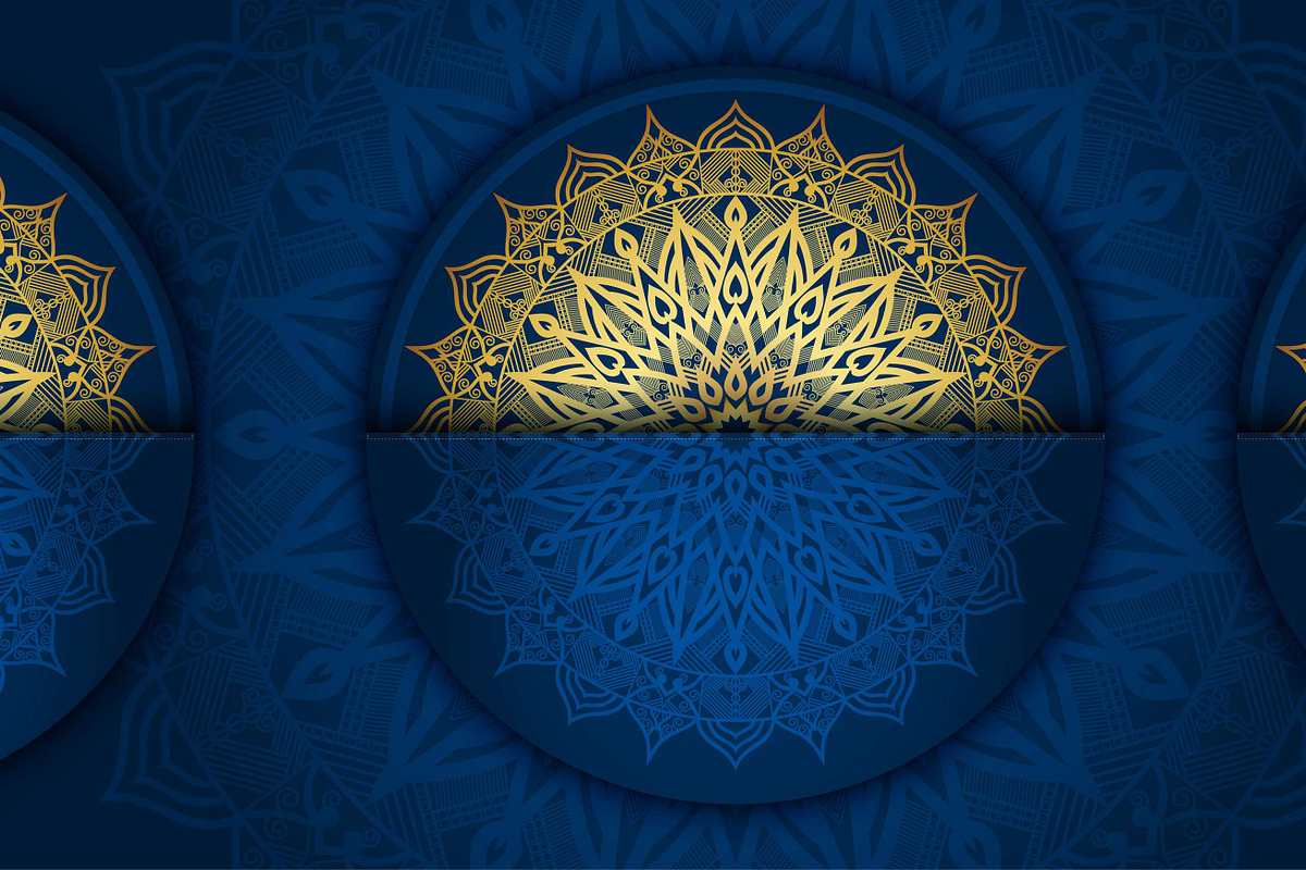 560+ Mandala Design Mega Collection, a Decorative Illustration by NJ Himel (Photo 202 of 289)