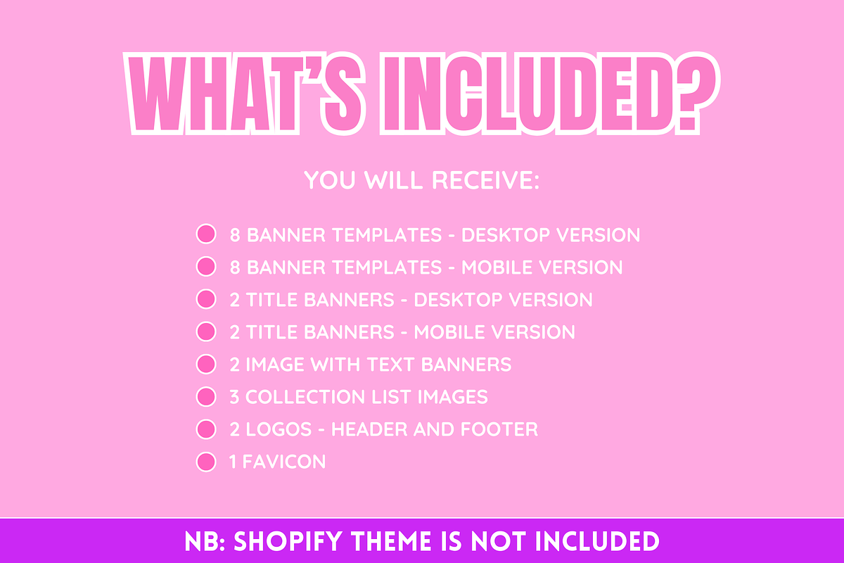 Neon Shop Banner Templates, a Shopify Template by SunshineStudioBoutique (Photo 2 of 8)