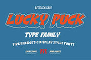 Lucky Puck | Playful Display Font, a Script Font by Bend Industries (Thumbnail 2 of 8)