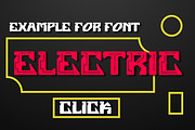 Digital Threat Robotic Display Font, a Sans Serif Font by IHDSTD (Thumbnail 4 of 6)