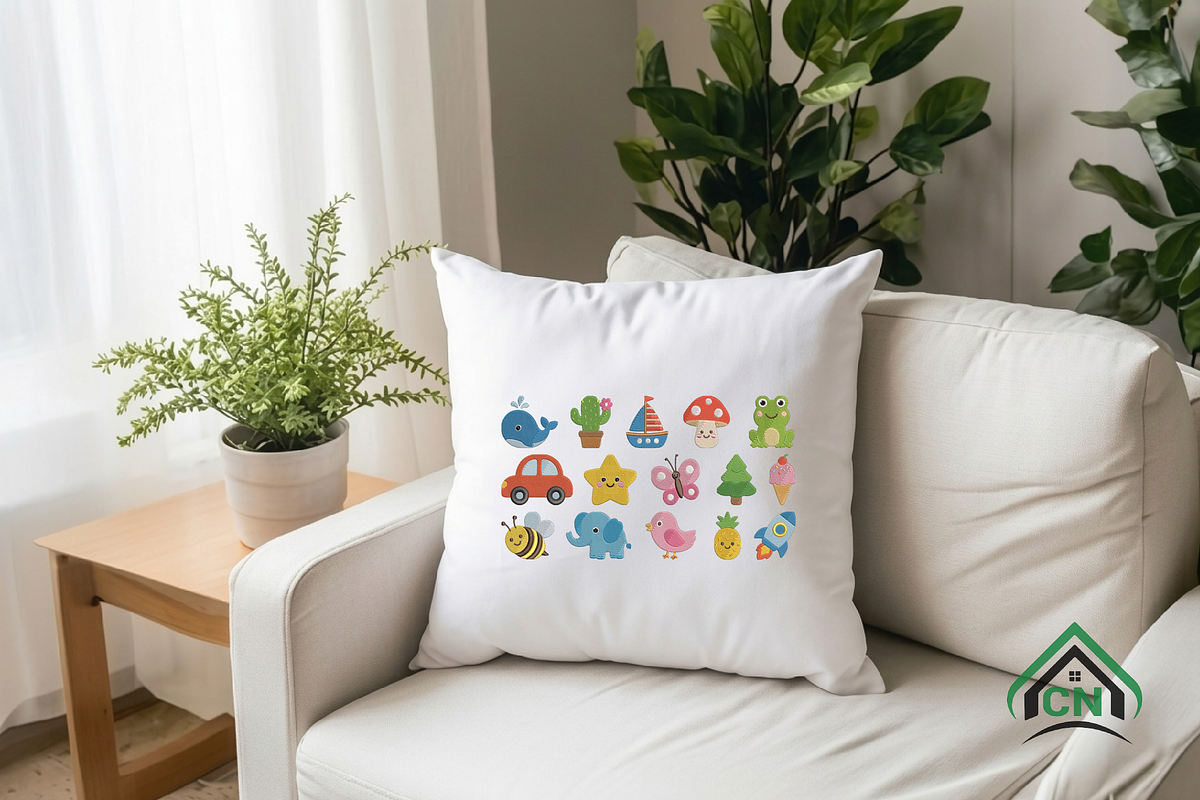 Cute Mini Embroidery Design Bundle, a Solid Icon by Craft Nest (Photo 4 of 6)