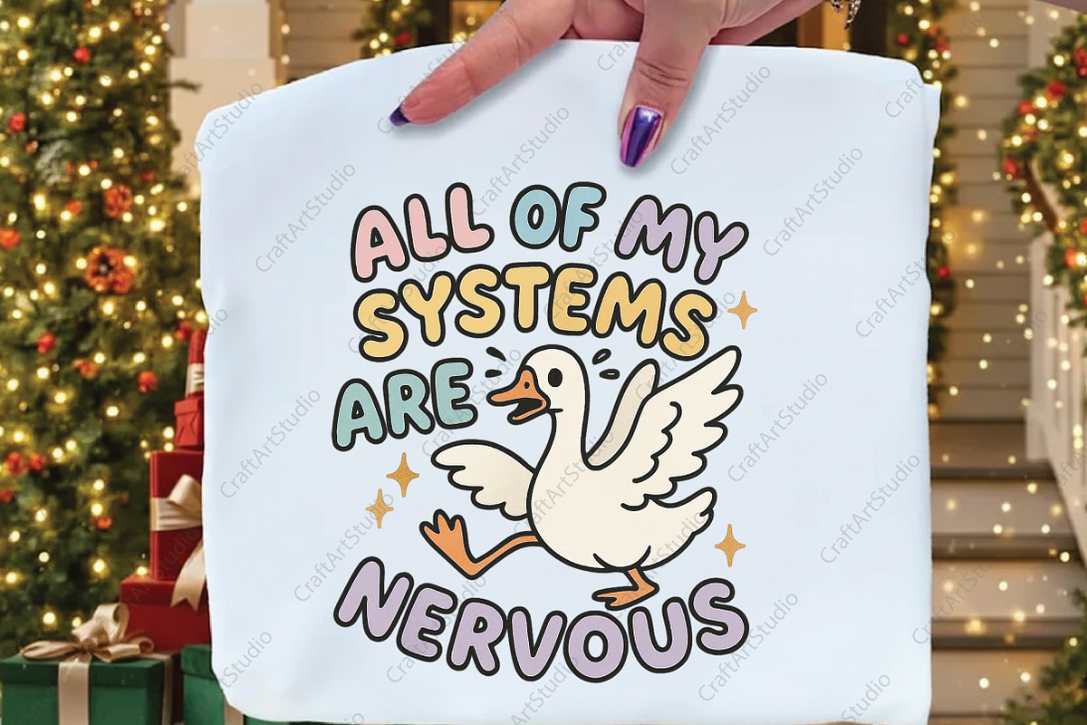 All Of My Systems Are Nervous PNG, an Illustration by CraftArtStudio (Photo 2 of 4)